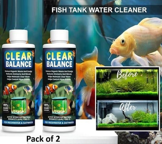Clear Balance Fish Tank Water Purifier 120ml Each (Pack of 2)