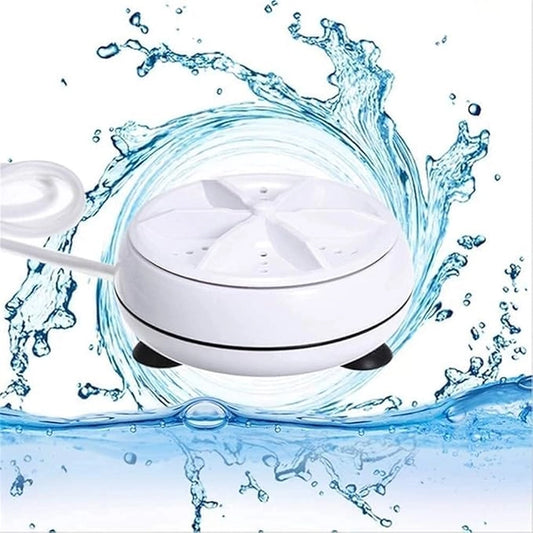 Portable Washing Machine, Mini Ultrasonic Washing Machine 3 in 1 Dishwashers Ultrasonic Waves Suitable for Home